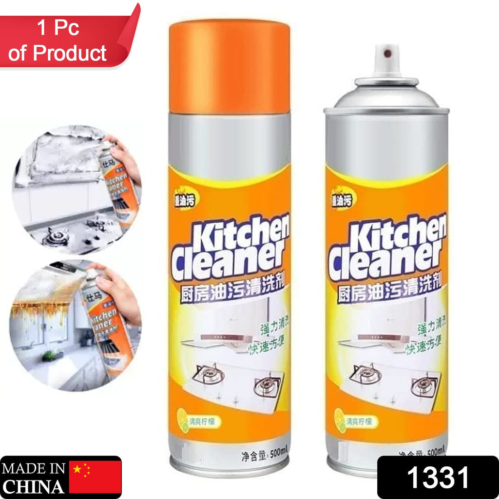 1331 Multipurpose Bubble Foam Cleaner Kitchen Cleaner Spray Oil & Grease Stain Remover Chimney Cleaner Spray Bubble Cleaner All Purpose Foam Degreaser Spray (500 Ml) DeoDap