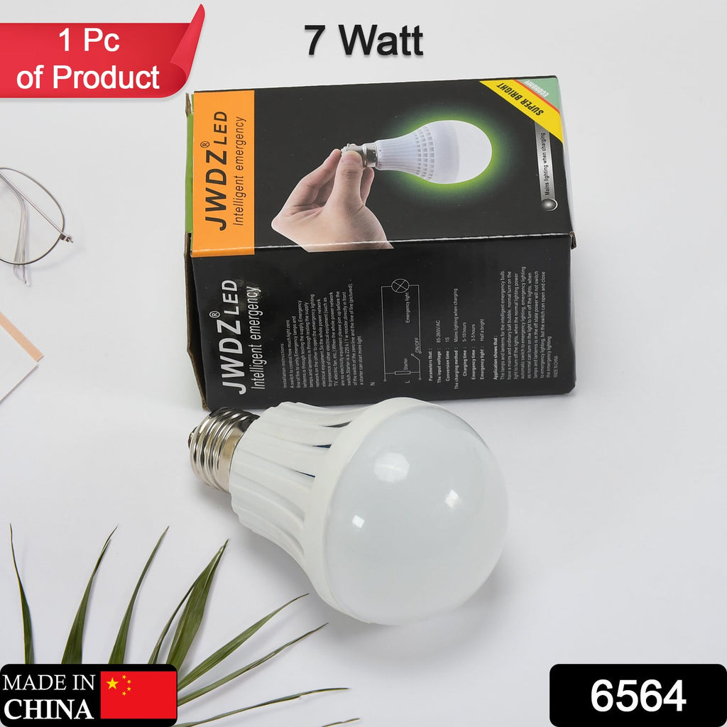 6564 Emergency Led Bulb 7w Power Saving Bulb For Home & Multiuse Bulb ( 1 pc ) DeoDap