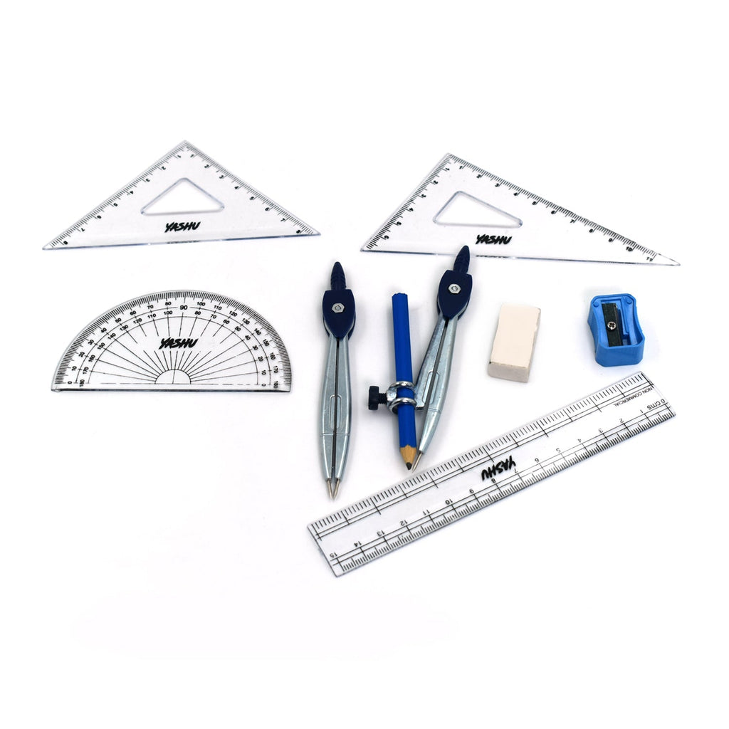 4841 Geometry Box 10 Pc For Students Of Schools And Colleges Especially Used During The Time Of Study And Learning Etc. DeoDap