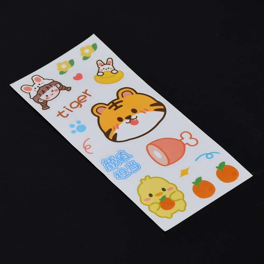 1149 Kids Stickers Cartoon Animal & Fruit Stickers Decorative Stickers For Books Use DeoDap