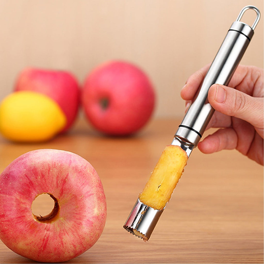 2993 Apple Corer Stainless Steel, Core Remover for Apple and Pear, Kitchen Gadget Dishwasher Safe DeoDap