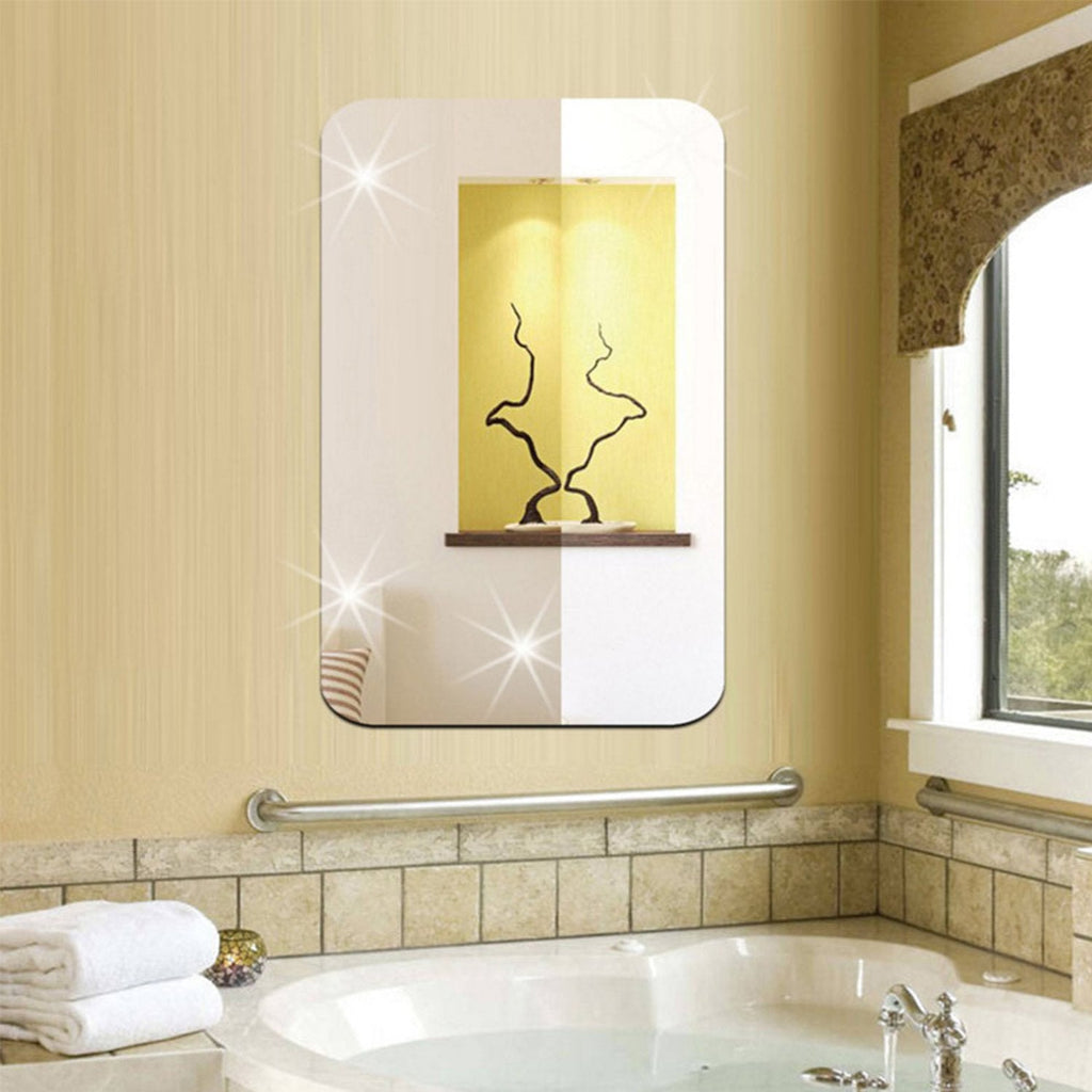 1728 3D Mirror Wall Stickers for Wall DeoDap