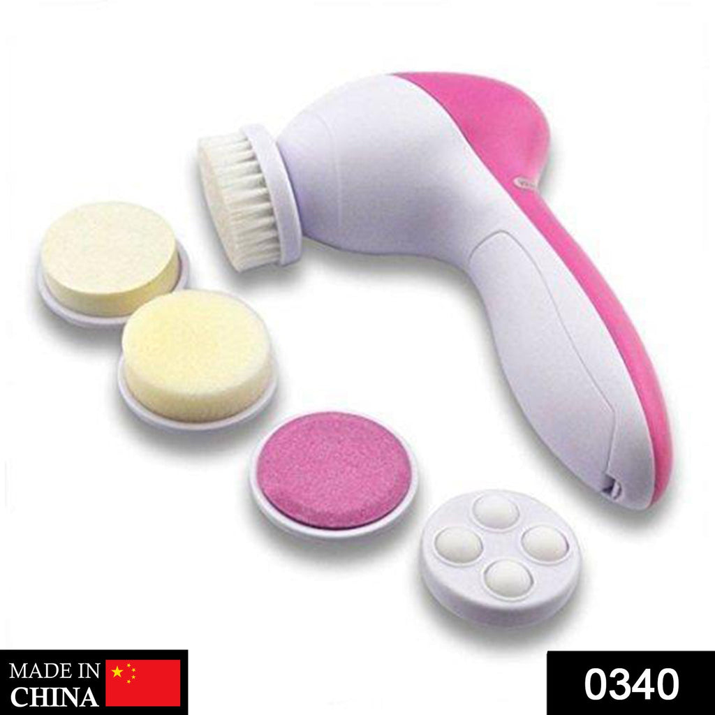 340 -5-in-1 Smoothing Body & Facial Massager (Pink) dhanpe-shop