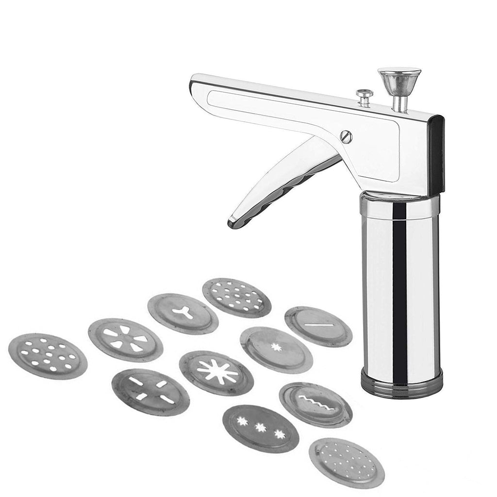 090 Plastic Kitchen Press Set, 12-Pieces, Silver (Kitchen_Press) dhanpe-shop