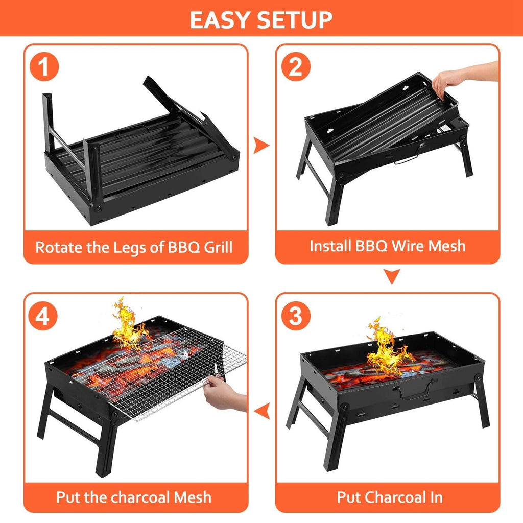 0126 A Barbecue Grill used for making barbecue of types of food stuffs like vegetables, chicken meat etc. DeoDap