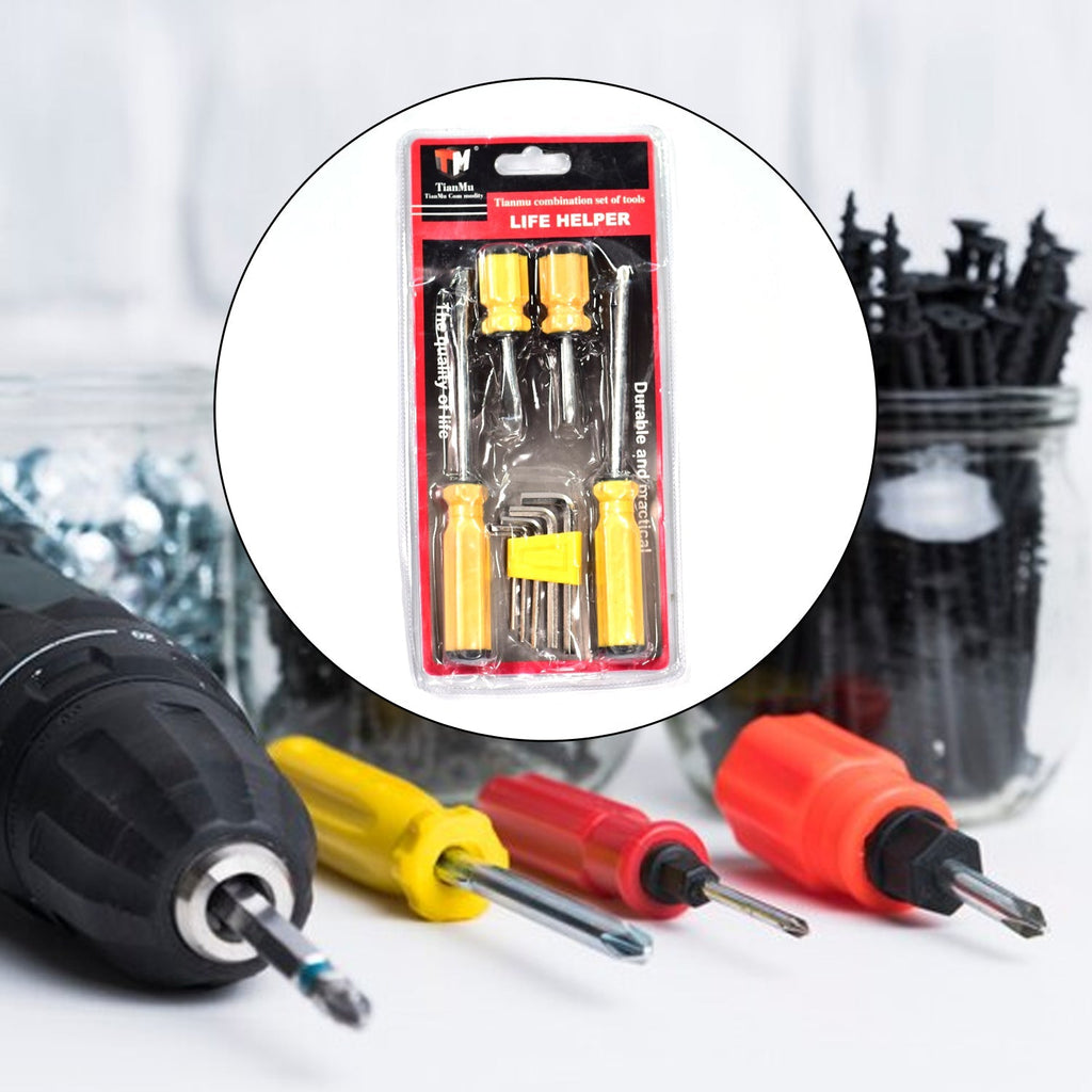 9160 Hexakey Screwdriver Tools NUT Key Socket Screw Driver Wrench Set DeoDap