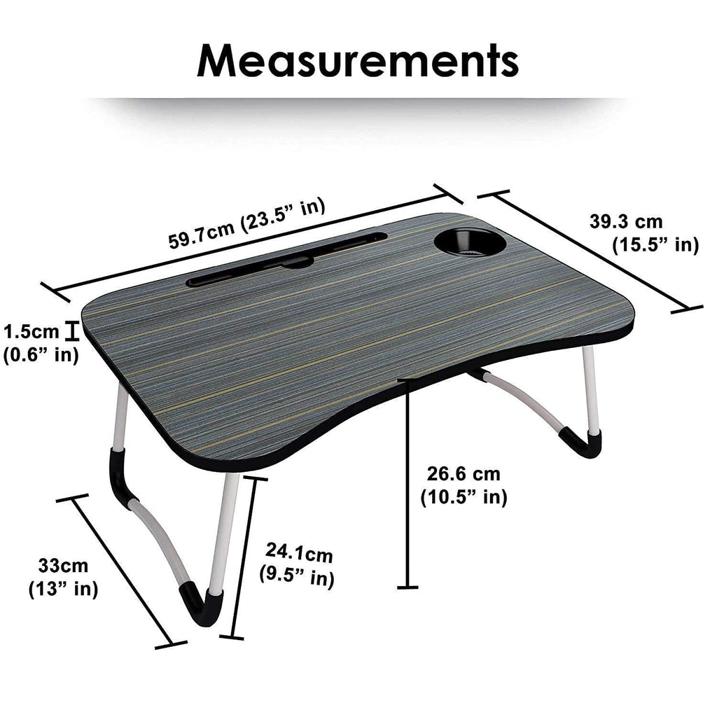 4492 Multi-Purpose Laptop Desk for Study and Reading with Foldable Non-Slip Legs Reading Table Tray , Laptop Table ,Laptop Stands, Laptop Desk, Foldable Study Laptop Table DeoDap