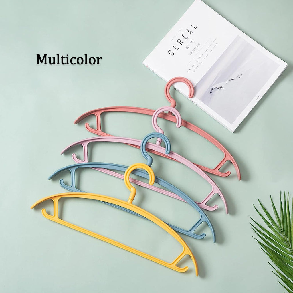 0231 Plastic Hangers, Clothes Hangers - Lightweight Space Saving Hangers - Standard Hangers for Clothes - Durable, Slim & Sleek Hangers (10pc) DeoDap