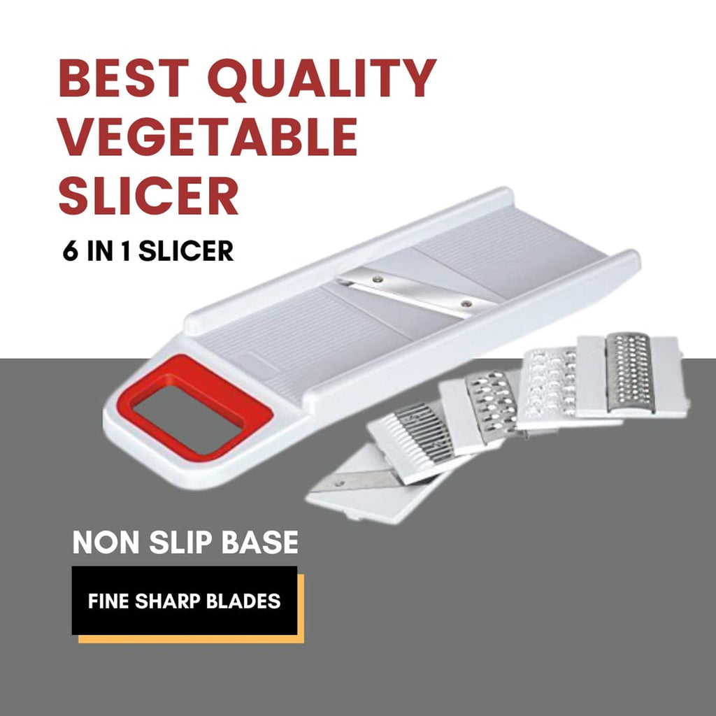 0141B  6in1 Slicer Multi Purpose Vegetable Slicer Grater For Kitchen Use DeoDap