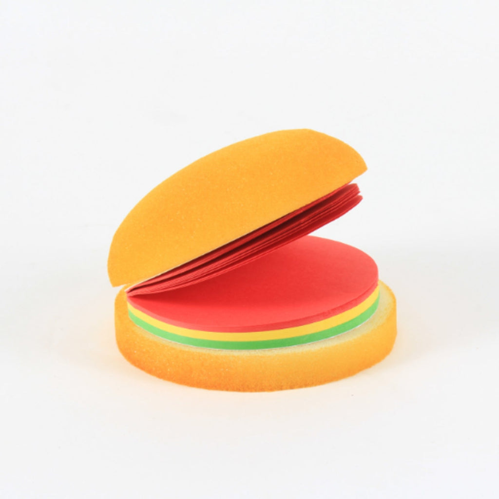 8073 Burger Shaped Notepad / Sticky Notes / Memo Pads, Unique Mini Notes (Multicolor) DeoDap