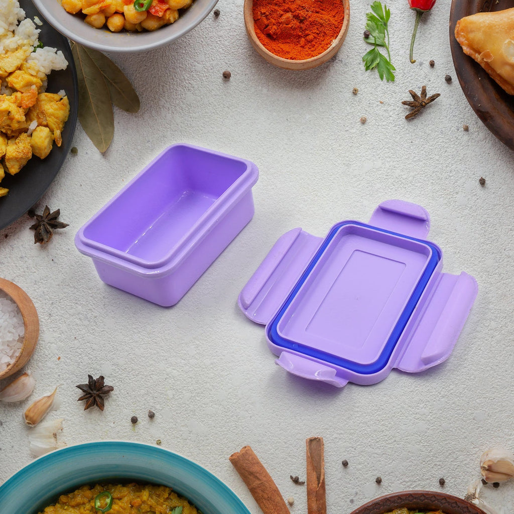 5365 Lunch Box Plastic with steel plate, small lunch box High Quality Box For Kids School Customized Plastic Lunch Box for Girls & Boy DeoDap