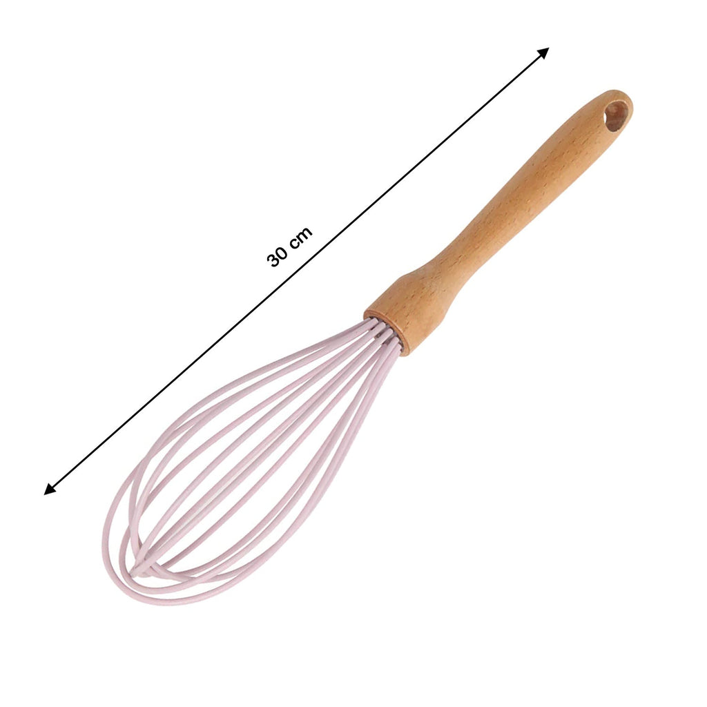 7107 Whisk Wood Handle hand Bender ( 1 pcs ) DeoDap