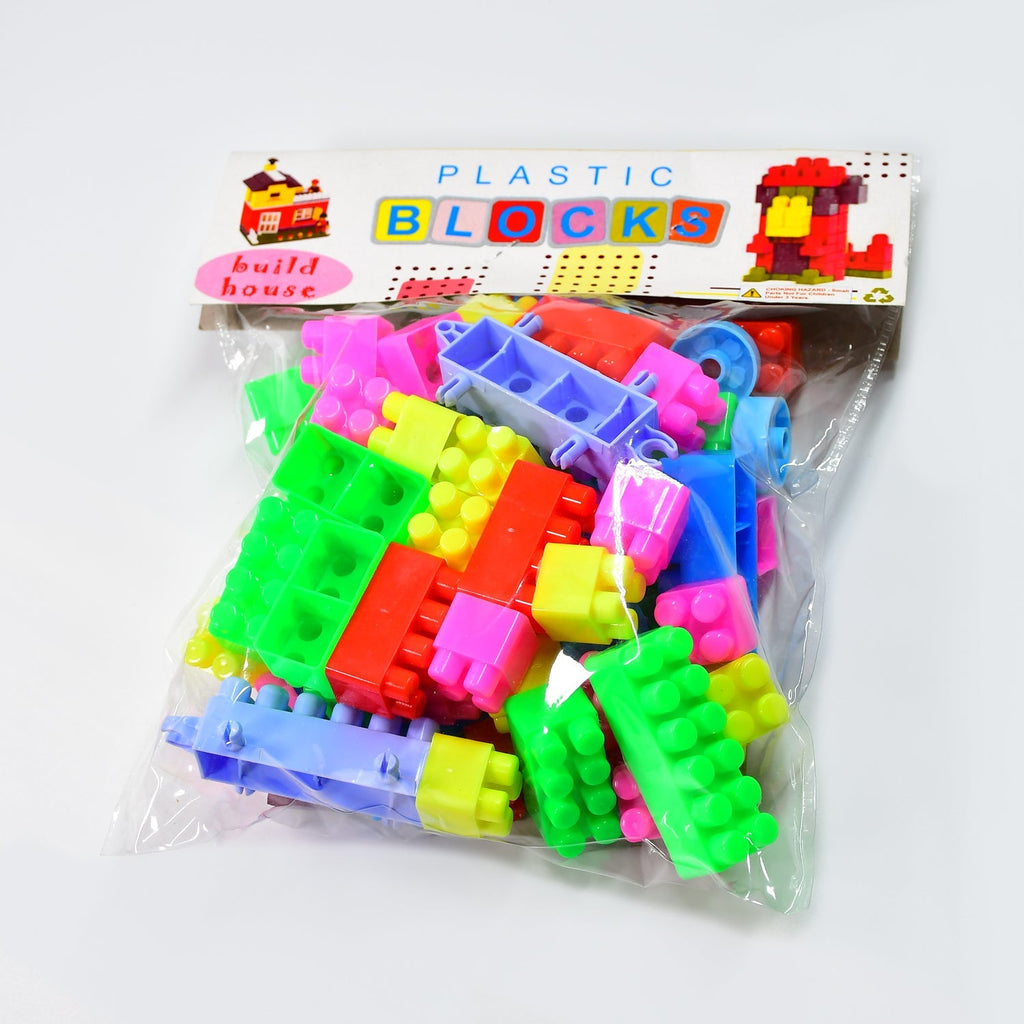 8094 Blocks Set for Kids, Play Fun and Learning Blocks for Kids Games for Children Block Game Puzzles Set Boys, Children (Multicolor, 60 Bricks Blocks) DeoDap