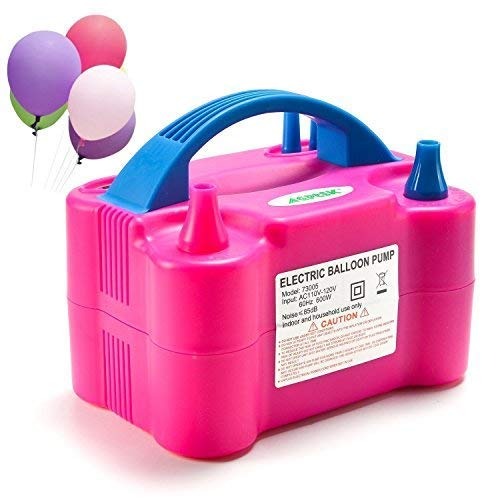 1599 Portable Dual Nozzle Electric Balloon Blower Pump Inflator DeoDap