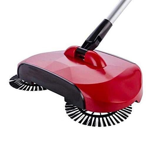 220 Sweeper Floor Dust Cleaning Mop Broom with Dustpan 360 Rotary DeoDap