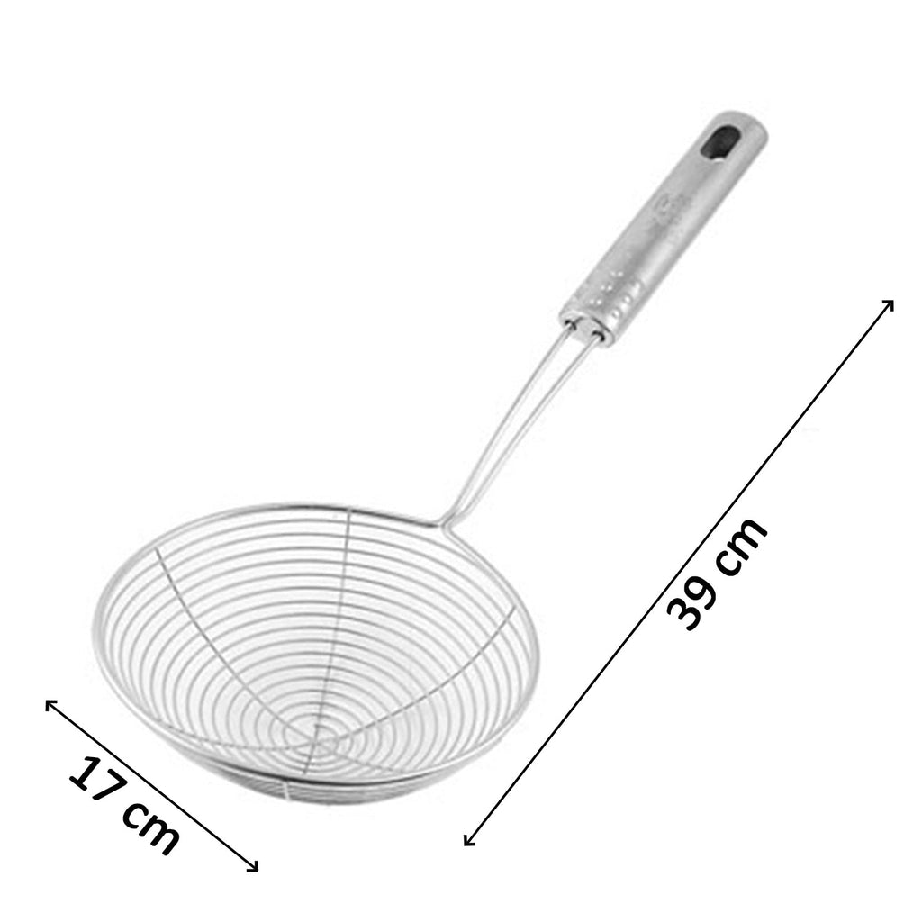 2357 Round Stainless Steel Deep Fry /Mesh Strainer DeoDap