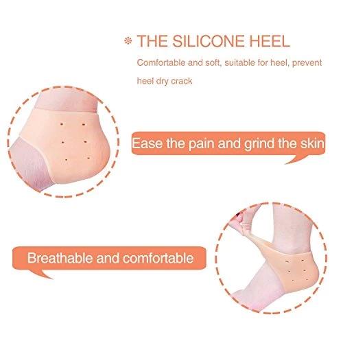 339 Moisturizing Skin Softening Silicone Gel for Dry Cracked Heel Repair (Multicolour) dhanpe-shop