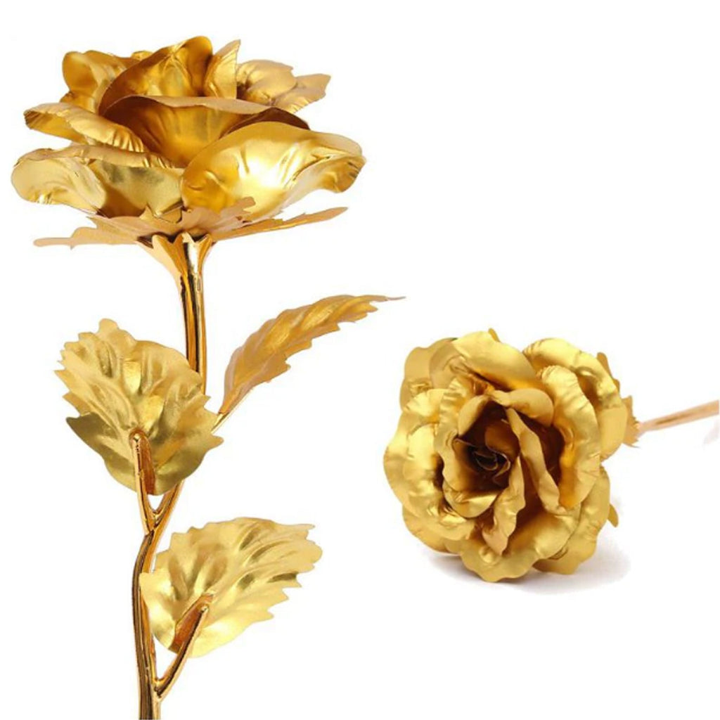 0879 B Golden Rose used in all kinds of places like household, offices, cafe's, etc. for decorating and to look good purposes and all. DeoDap