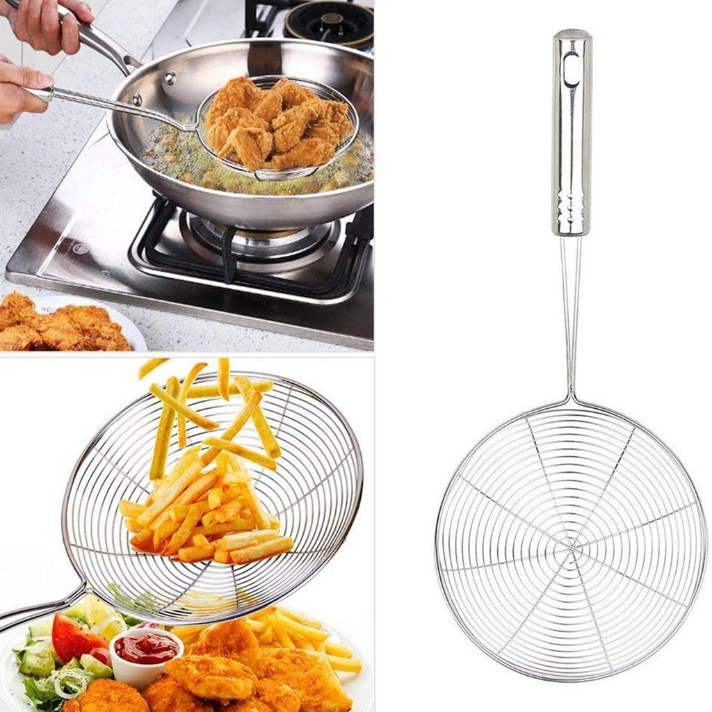 2727 Mini Oil Strainer To Get Perfect Fried Food Stuffs Easily Without Any Problem And Damage. DeoDap