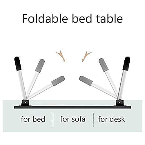 7860 FOLDABLE BED STUDY TABLE PORTABLE MULTIFUNCTION LAPTOP TABLE LAPDESK FOR CHILDREN BED FOLDABLE TABLE WORK OFFICE HOME WITH TABLET SLOT & CUP HOLDER DeoDap