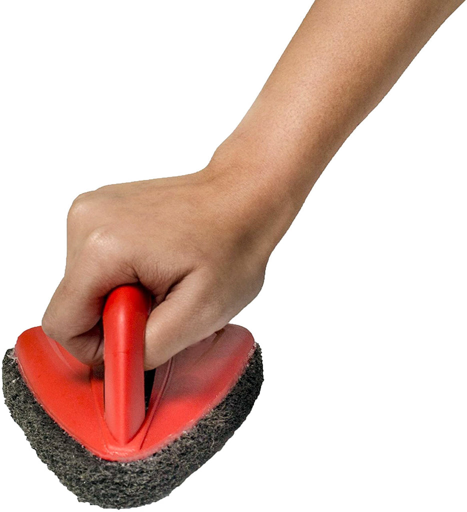 1403 Bathroom Brush with abrasive scrubber for superior tile cleaning DeoDap