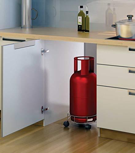 118 Stainless Steel Gas Cylinder Trolley DeoDap