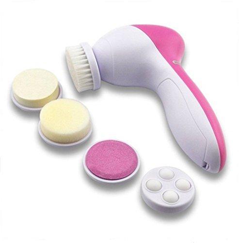 340 -5-in-1 Smoothing Body & Facial Massager (Pink) dhanpe-shop