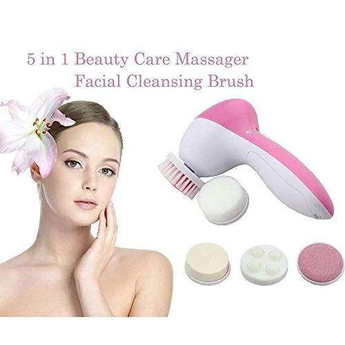 340 -5-in-1 Smoothing Body & Facial Massager (Pink) dhanpe-shop