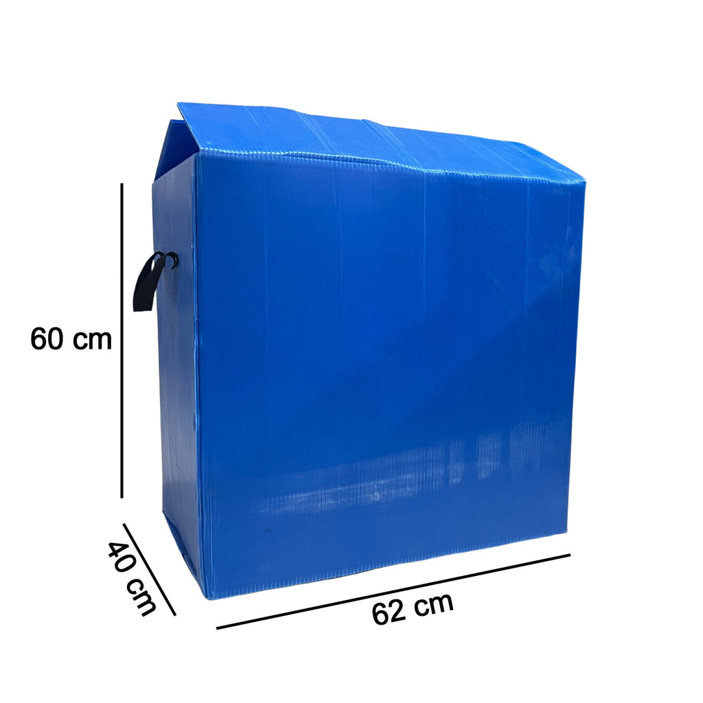 9061 Safeguard Corrugated Plastic Packaging Box for Office & Home 62x39x60cm DeoDap