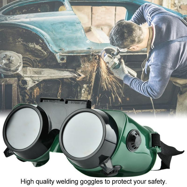 417 Welding Goggles (Dark Green, Large) DeoDap