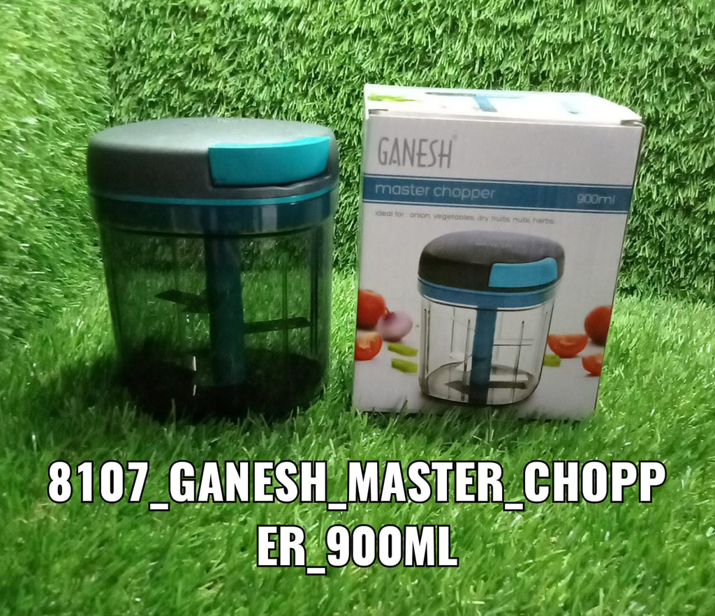 8107 Ganesh Master Chopper with 5 Stainless Steel Blades, XL Large Jumbo Chopper (900 Ml) DeoDap