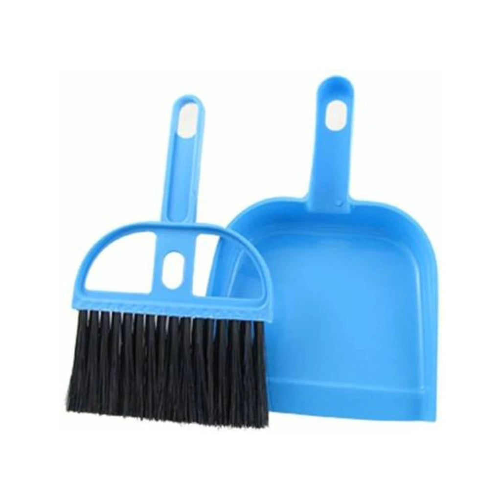 2213 Mini Dustpan with Brush Broom Set for Multipurpose Cleaning - 2 pcs DeoDap