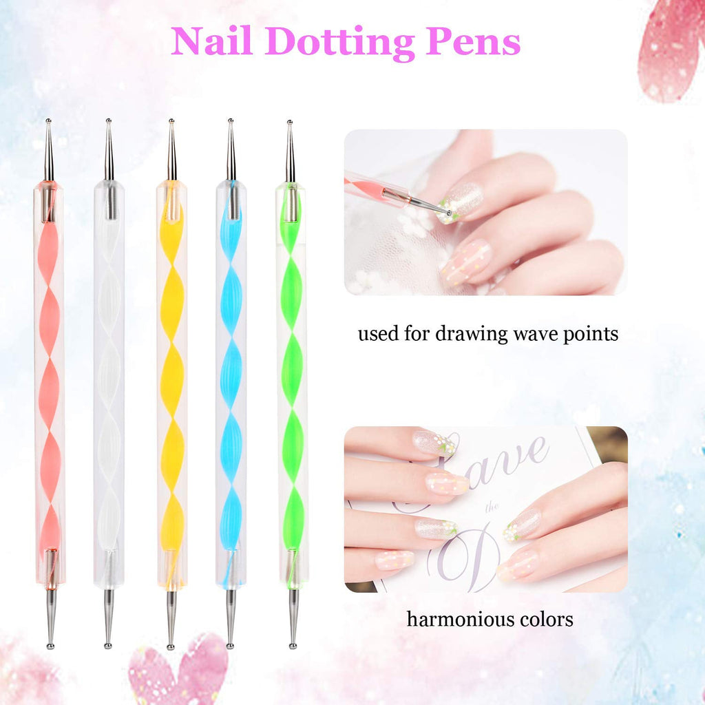 6020 Nail Art Point Pen and Set Used by Women’s and Ladies for Their Fashion Purposes. DeoDap