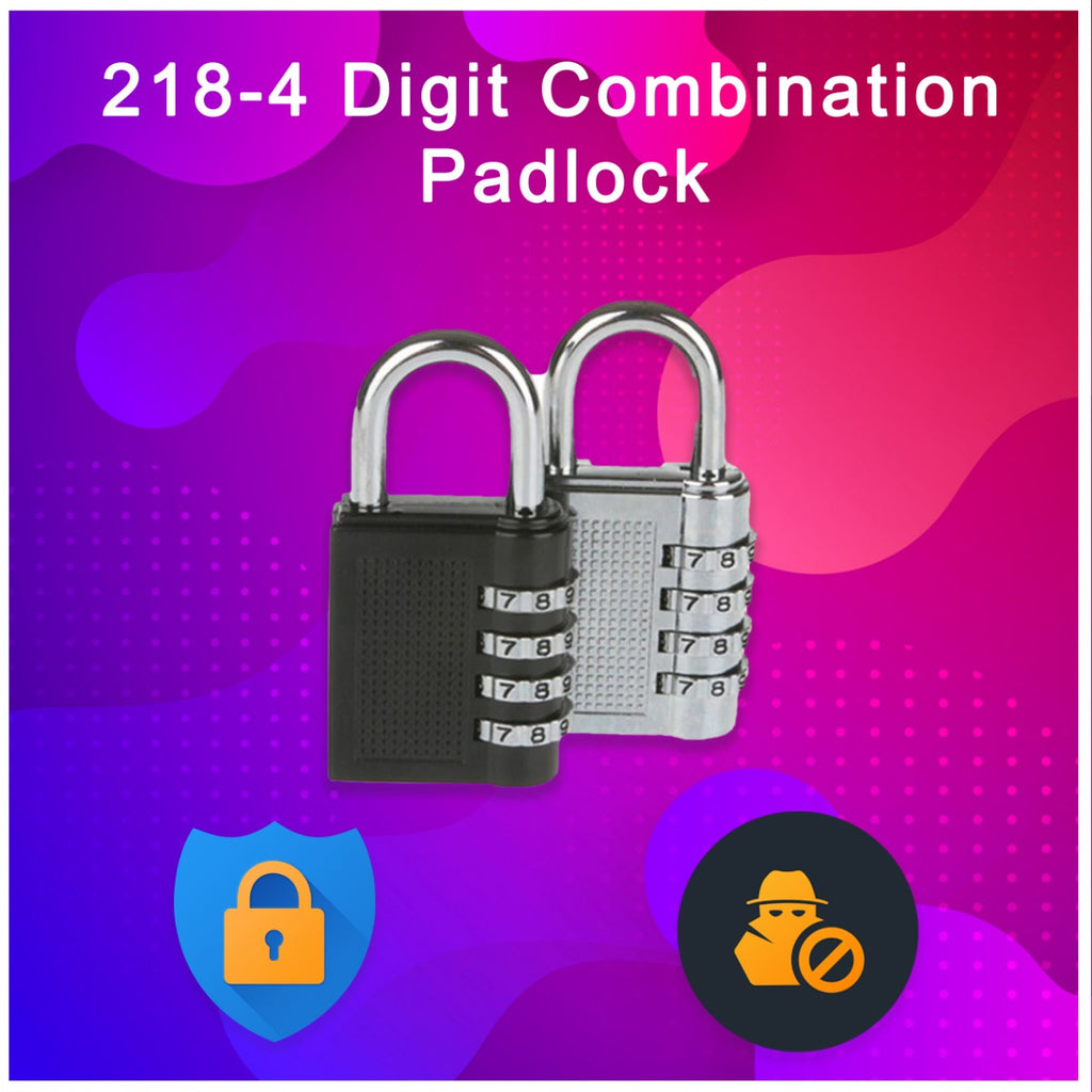 218 -4 Digit Combination Padlock DeoDap