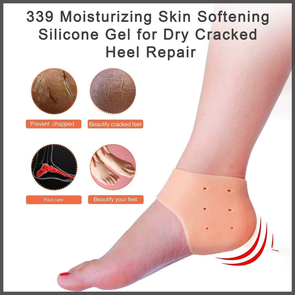 339 Moisturizing Skin Softening Silicone Gel for Dry Cracked Heel Repair (Multicolour) dhanpe-shop