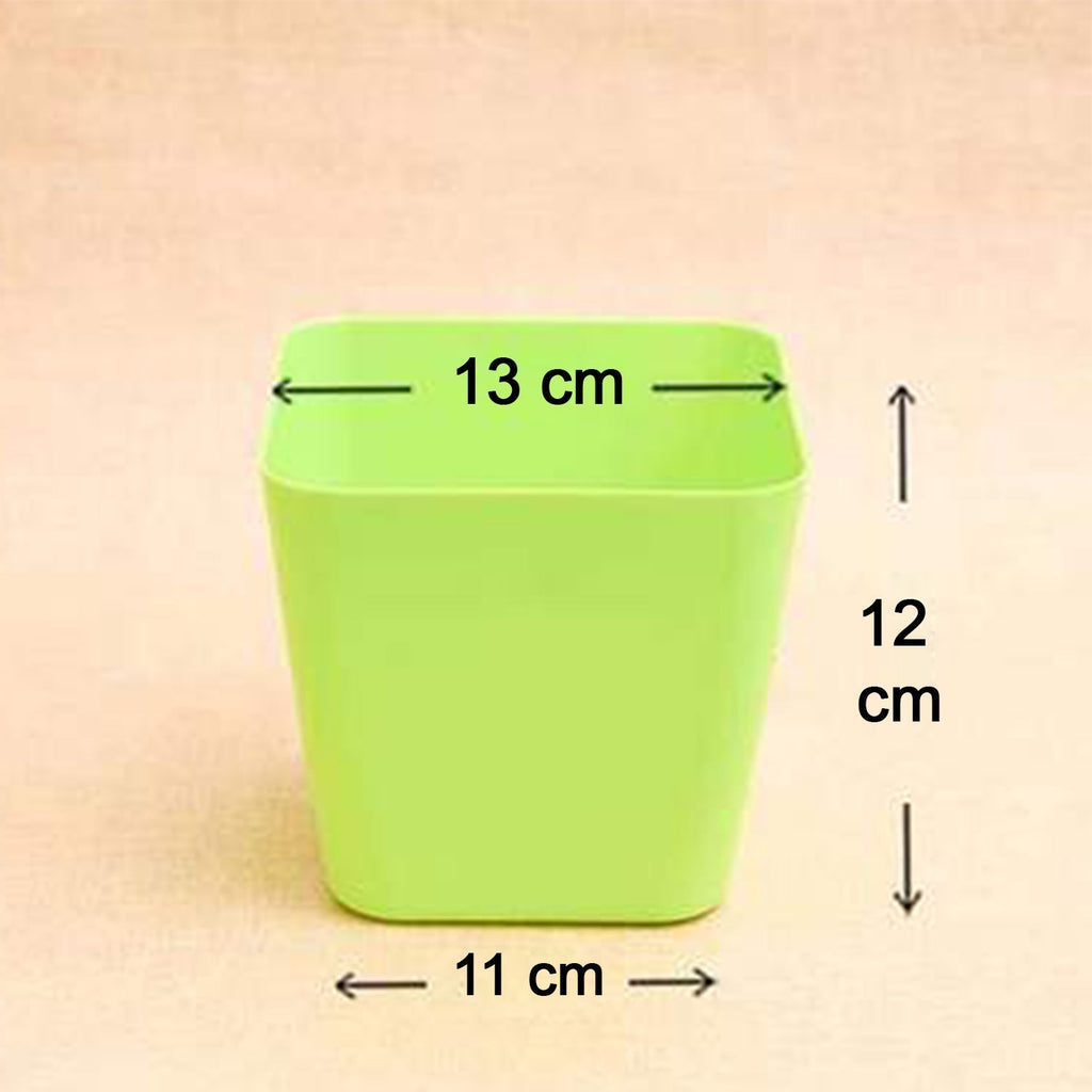 1192  Flower Pots Square Shape For Indoor/Outdoor Gardening DeoDap