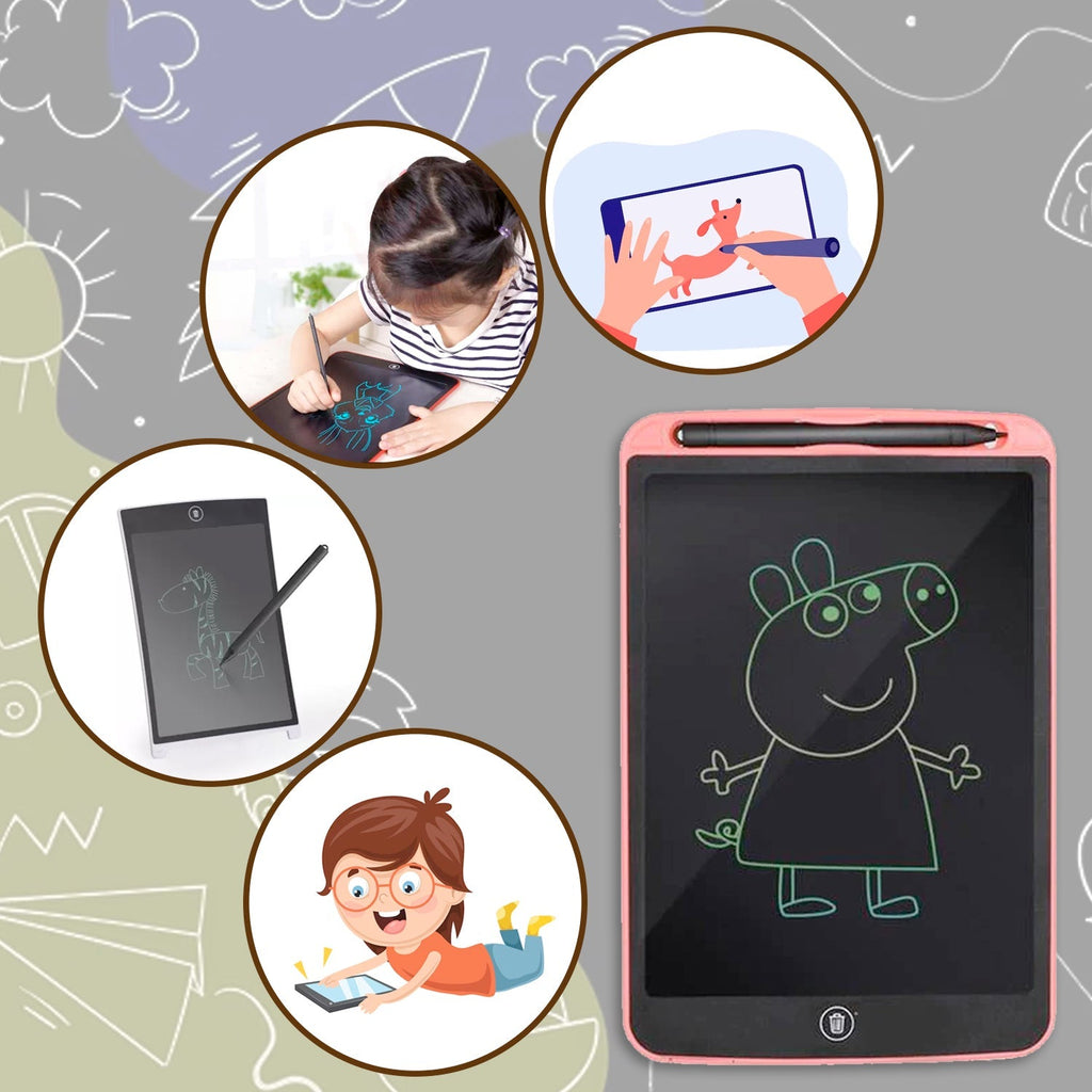 1360 LCD Portable Writing Pad/Tablet for Kids - 8.5 Inch DeoDap